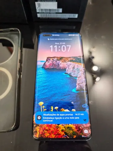 Honor mágic 4 pro todos acessórios incluso caixa estado de novo tela curvada e sim face iD