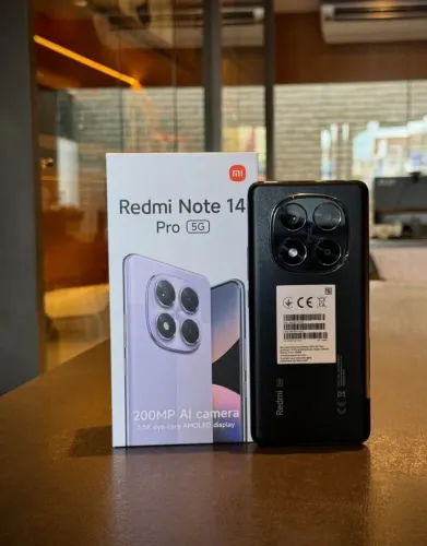 Redmi Note 14 Pro - 5G 512/12 Preto - GLOBAL + entrega grátis Goiânia e Região