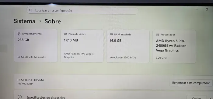 Mini PC AMD Ryzen 5 Pro | 16GB RAM | 240GB SSD - Excelente para Estudos e Trabalho