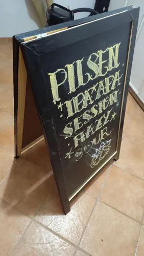 Cavalete quadro Negro