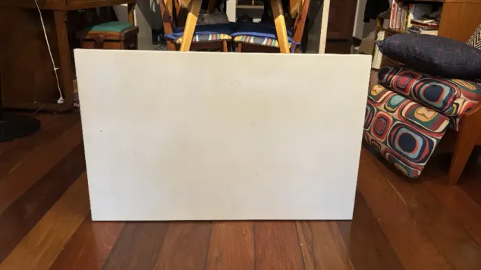 Quadro mural de imã metálico p/ fotos, recados, notas (58,5 cm x 92,5 cm)