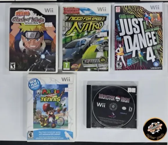 JOGOS NITENDO Wii Títulos Diverso à Escolha O Preço no anúncio é do Jogo de menor valor
