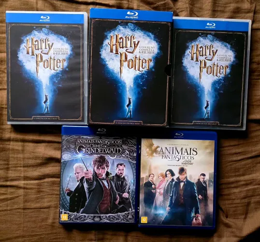 Coleção em Bluray Harry Potter 8 filmes + Animais Fantásticos 1 e 2