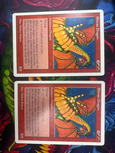 Carta magic jumbo/oversize Shivan Dragon