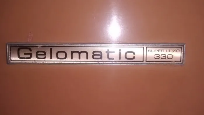 Geladeira Gelomatic 1977
