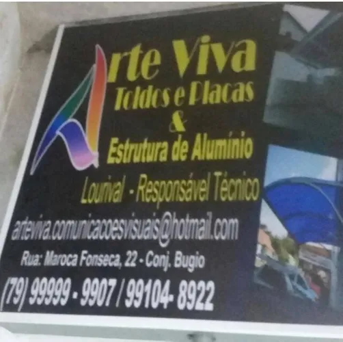 Fazemos placas e cortinas 