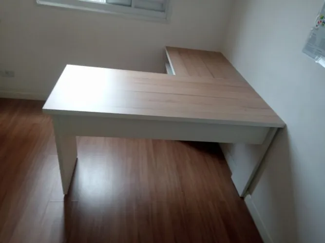 MESA EM L 2 PARTES NOVA ****LEIA A DESCRIÇÃO*****