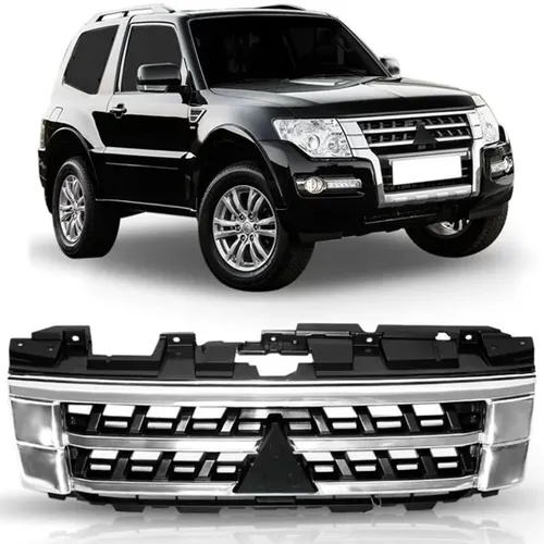 Grade Radiador Pajero Full 2015 a 2021 Friso Moldura Cromada