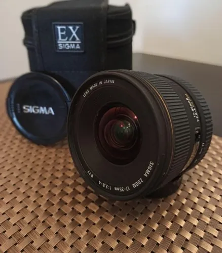   Lente Sigma para Nikon EX 17-35 mm f/1:2.8-4; ótimo estado, pouco uso