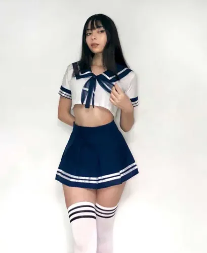 Fantasia de estudante japonesa