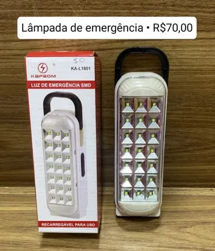 Lâmpada de emergência 