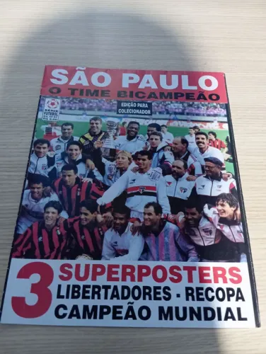 Revista poster São Paulo o time Bicampeão série futebol edição número 97