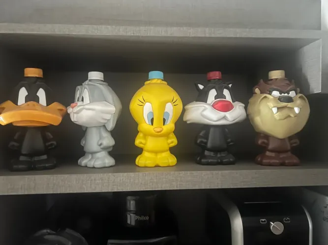 Garrafas Personagens Looney Tunes