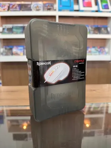 Mouse Gamer Redragon Tiger 2 Branco | Parcela Sem Juros | Loja Física Curitiba 