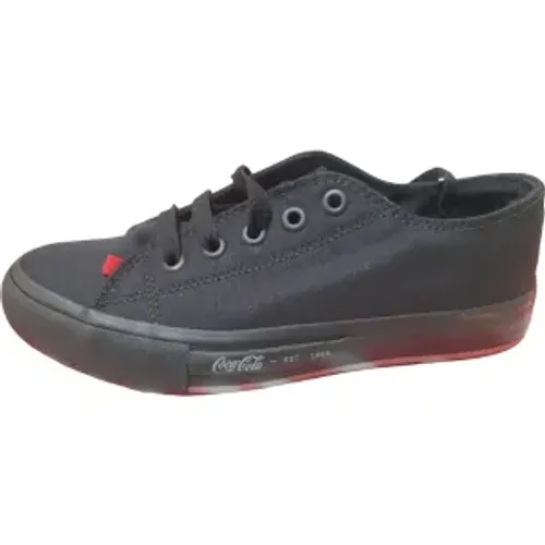 Tênis Adulto Masc Coca-Cola Daytona classic c/solado Preto 37 Preto c/ solado preto