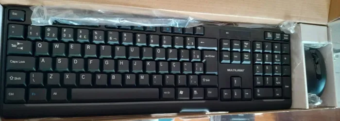 TECLADO E MOUSE SEM FIO MUTILASER TC162