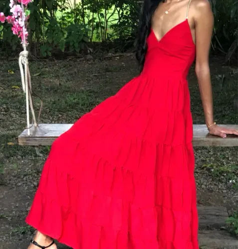 Vestido midi/festa
