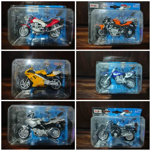 Miniaturas de Motos de Metal - Coleção