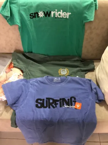 Camisetas Osklen P 3 unidades