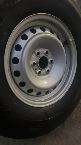  RODAS AÇO FRONTIER 6×114  NOVAS + PNEUS