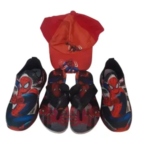 Tênis Infantil Masc ARS Kids Kit Homem aranhã+Chinelo+Boné 27 Colorido