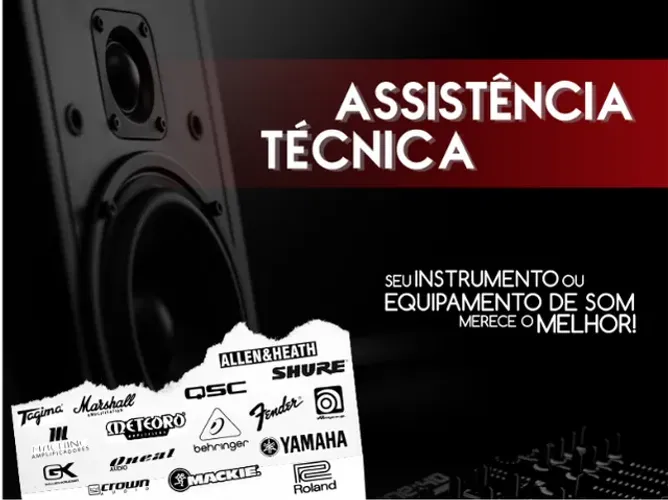 Conserto Som Caixa Acústica e Iluminação _Trazer no Local