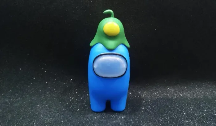 Brinquedo Boneco Among Us Ytl 1486 - Azul Alienigena