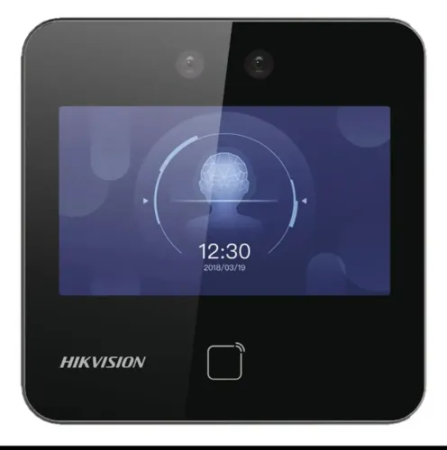 Controle de Acesso Facial e vídeo porteiro Hikvision Wi-Fi
