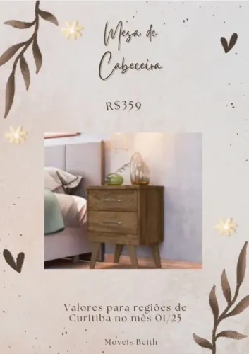 Promoção Mesa de Cabeceira - 14/01/