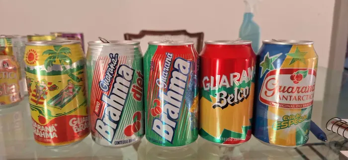 Coleção Latas de Guaraná Antigas