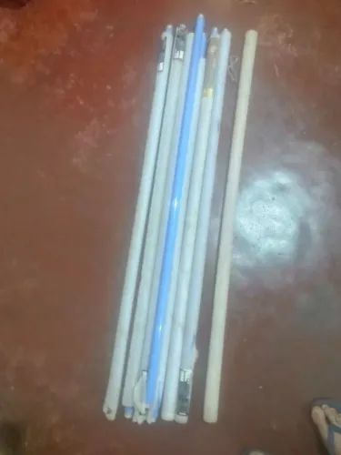 Lâmpada tubular azul 