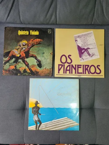 Lote imperdível, com 7 discos do vinil, LP, em ótimo estado