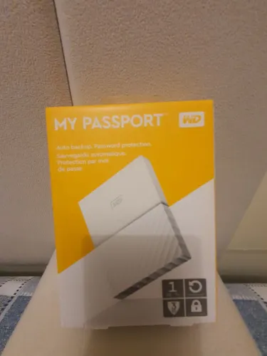 HD Externo WD My Passport 1TB - Novo