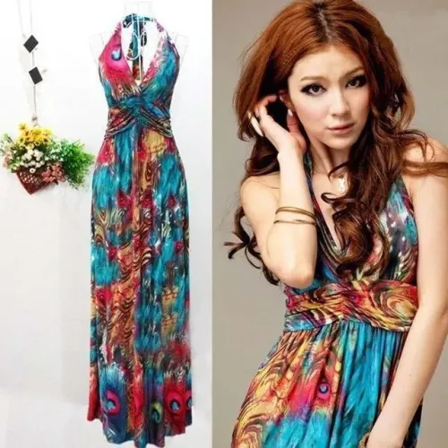 Vestido longo importado novo com etiqueta