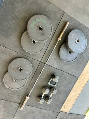 Home box Crossfit anilha barra kettlebell