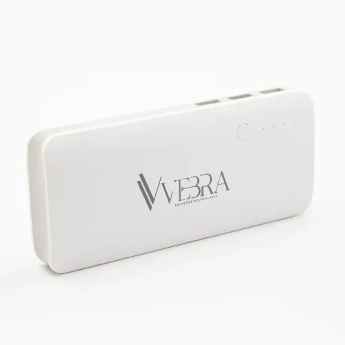 Power Bank Carregador Portátil Usb 6000mah Branco
