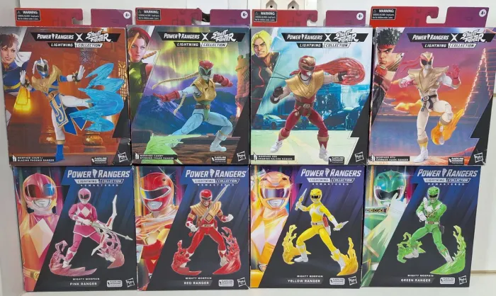 Caixas Power Rangers Lightning Collection 