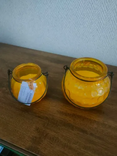 Candelabros de Vidro Aromáticos