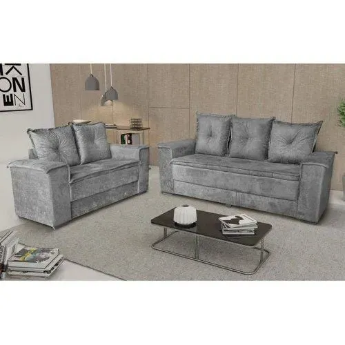 Conjunto sofá Barcelona de 2 e 2 lugares novo, prático e confortável