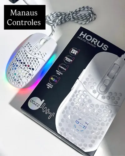 Mouse branco gamer