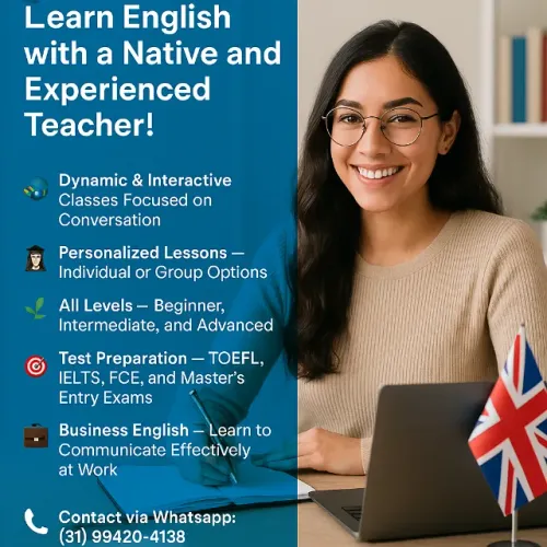 Ingles com professor nativo