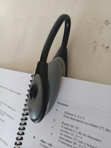Luminária de Leitura Flexível Com Clip