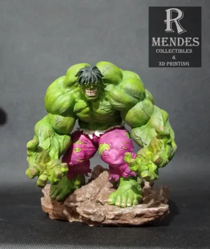 Estatua do hulk em resina