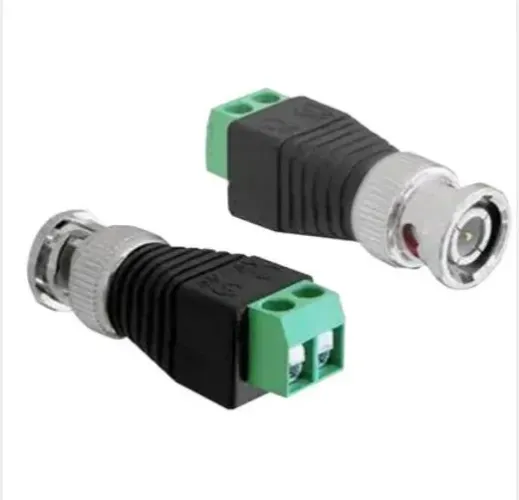 Conector BNC Macho para câmera de vigilância 