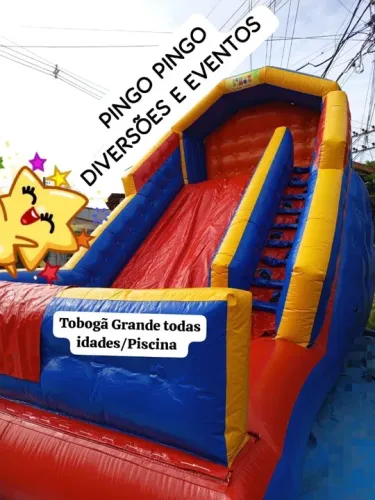 Tobogã Inflável Grande - Diversões e Eventos
