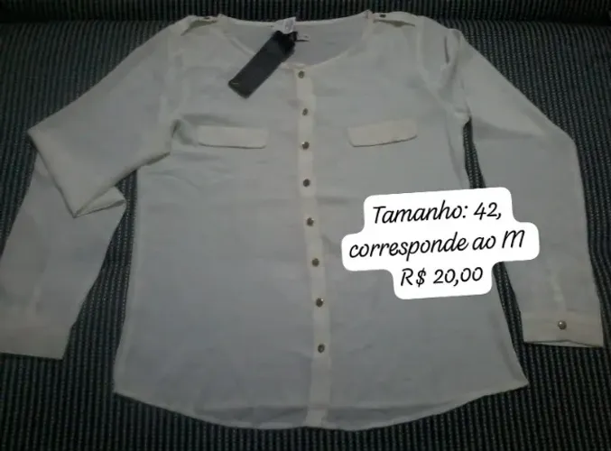 Peças novas de fabrica c/ etiquetas, preços e tamanhos está escrito nas peças