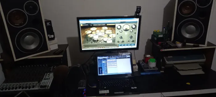 Home Studio para gravações 
