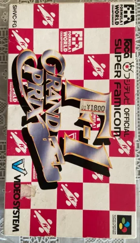 Jogo Super Famicom/Nintendo - F1 Grand Prix