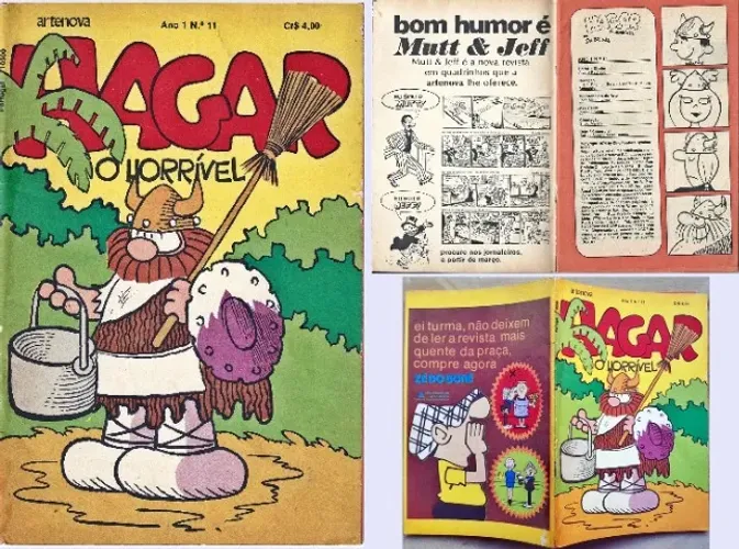 Hagar. O Horrível nº 11 (Artenova) [jan/74].