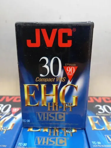 Fita VHS JVC EHG Hi-Fi 30min - EP Mode